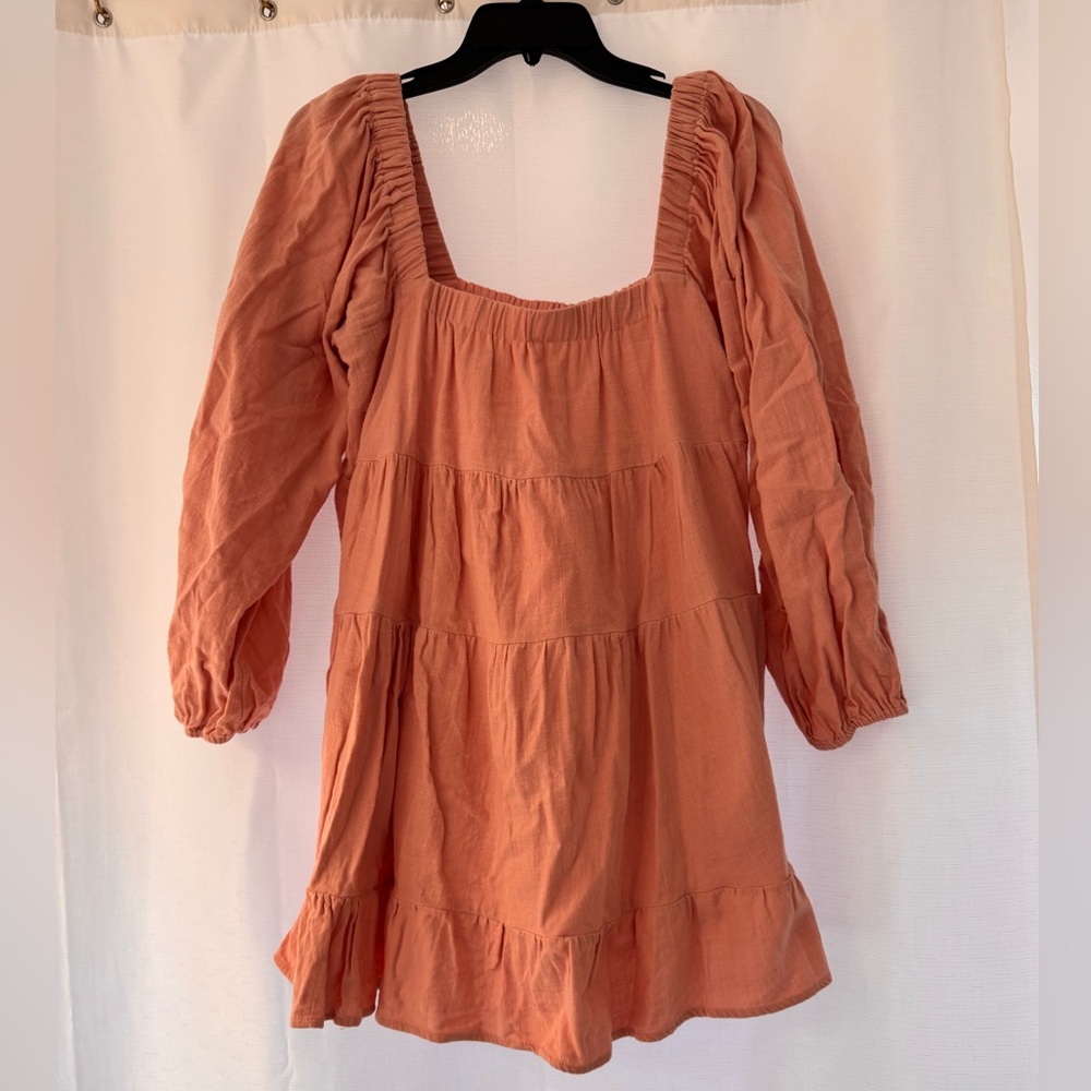 Red Dress Boutique Salmon / Pink Ruffled Dress